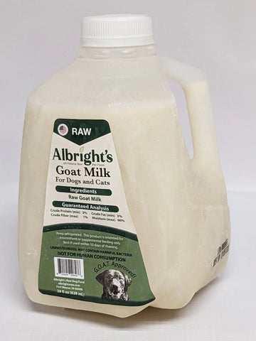 Albright's Raw Goat Milk, 32 oz.